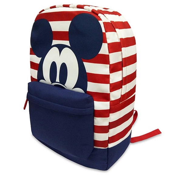 Mickey Mouse Striped Backpack - Picture 4 of 4
